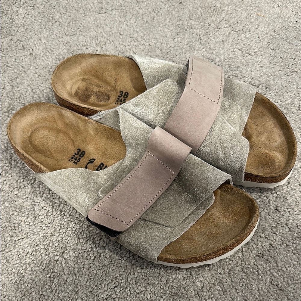 Birkenstock Women's Tan/Cream Sandal